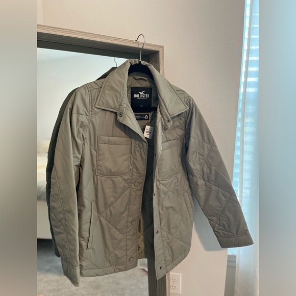Hollister Oversized Quilted Jacket X-Small - Picture 1 of 4